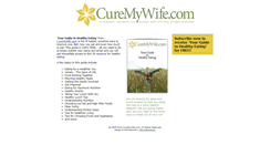 Desktop Screenshot of healthyeating.curemywife.com